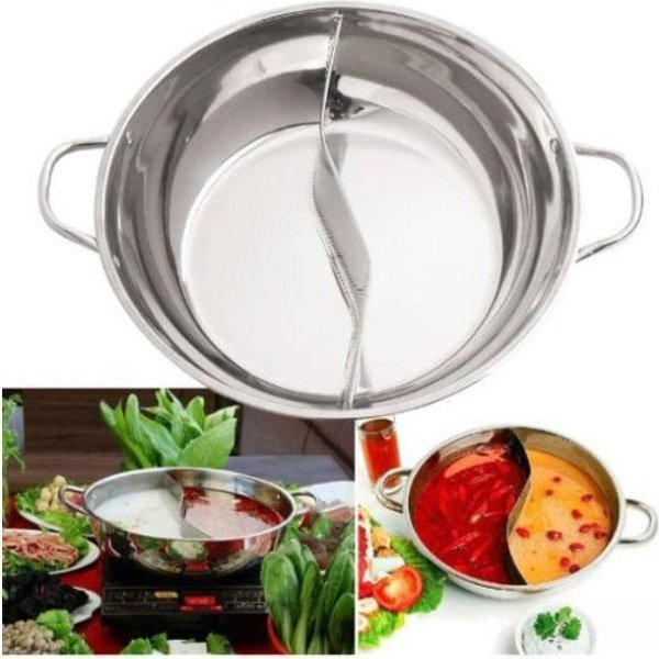 סיר נירוסטה מחולק ל 2 במגוון גדלים | ג'סטה שופ | Jesta Shop