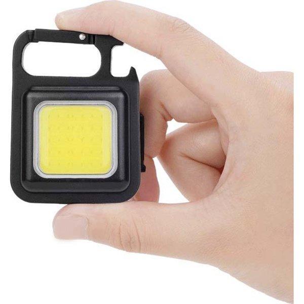 פנס LED עוצמתי נייד מחזיק מפתחות נטען USB | ג'סטה שופ | Jesta Shop