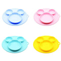 צלחת מחולקת לילדים מסיליקון למניעת החלקה | ג'סטה שופ | Jesta Shop