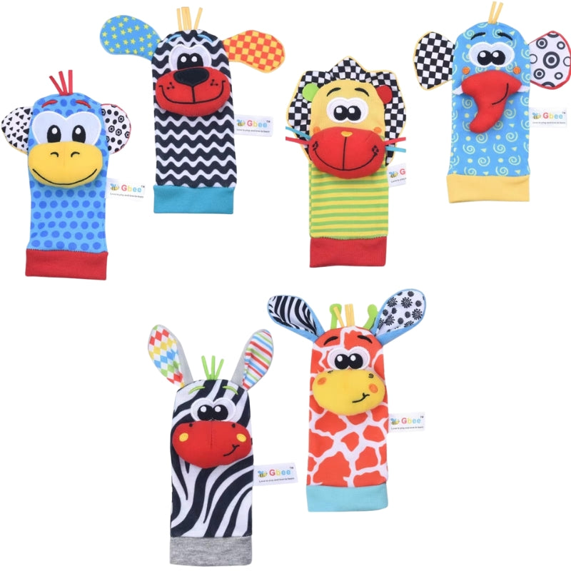 זוג גרביים לתינוקות בעיצוב בעלי חיים | ג'סטה שופ | Jesta Shop