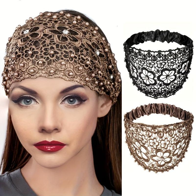 2 יחידות סרט ראש אלסטי תחרה | ג'סטה שופ | Jesta Shop