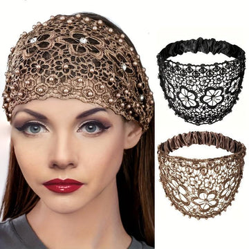 2 יחידות סרט ראש אלסטי תחרה | ג'סטה שופ | Jesta Shop