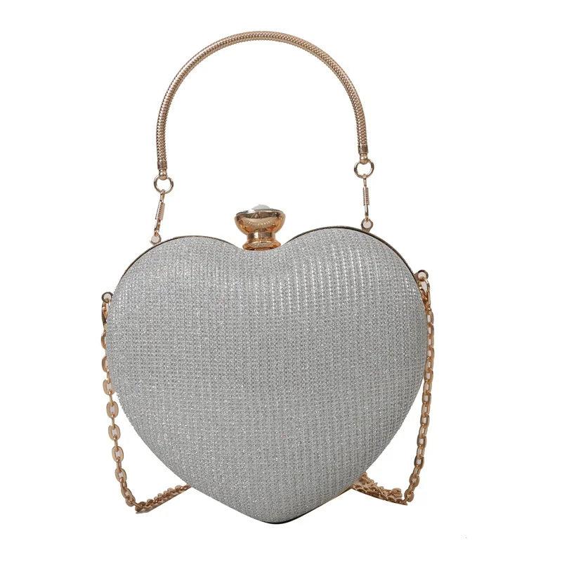 תיק יד יוקרתי בעיצוב לב | ג'סטה שופ | Jesta Shop