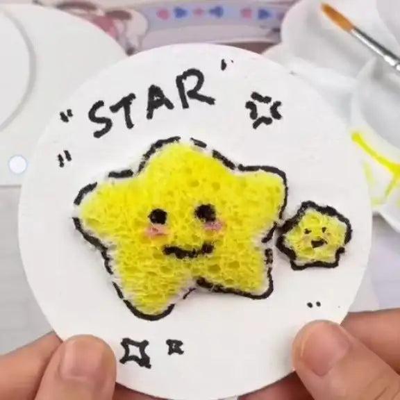 חבילת 10 דפי ציור תלת מימדיים מתנפחים בצבעי מים | ג'סטה שופ | Jesta Shop