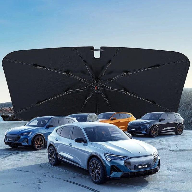 מגן שמש מטרייה לרכב מתקפל ונוח במיוחד | ג'סטה שופ | Jesta Shop