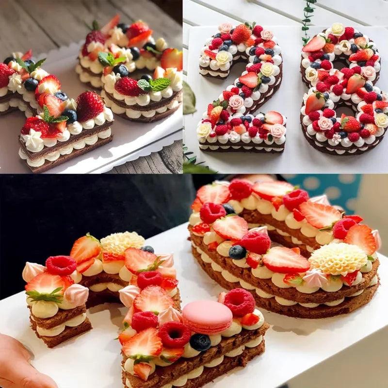 תבנית אפייה מסיליקון לעוגה בצורת מספר תלת מימדי | ג'סטה שופ | Jesta Shop