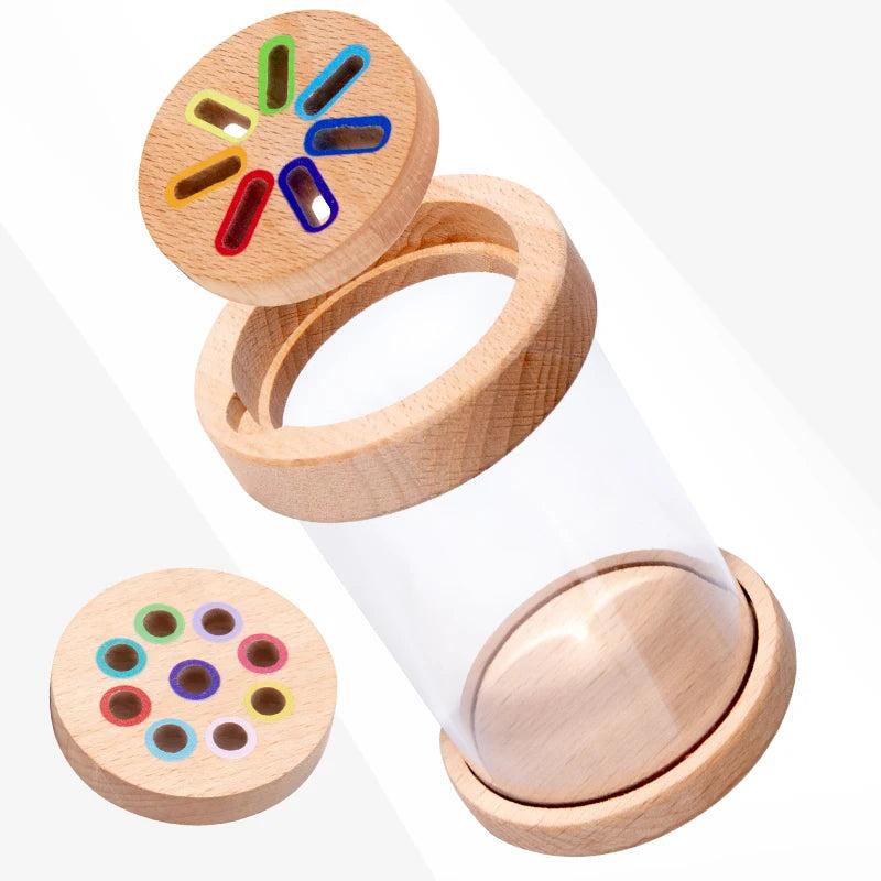 צעצוע מונטסורי התאמת מקלות צבעוניים לכוס | ג'סטה שופ | Jesta Shop