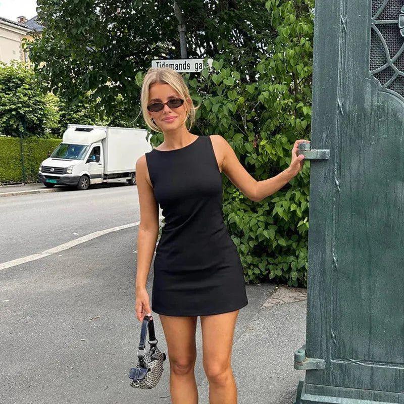 שמלת קיץ אלגנטית לנשים ללא שרוולים | ג'סטה שופ | Jesta Shop