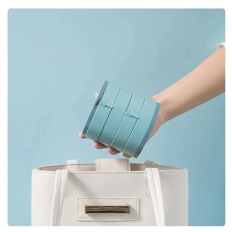 קופסת אחסון תכשיטים מסתובבת 4 קומות | ג'סטה שופ | Jesta Shop