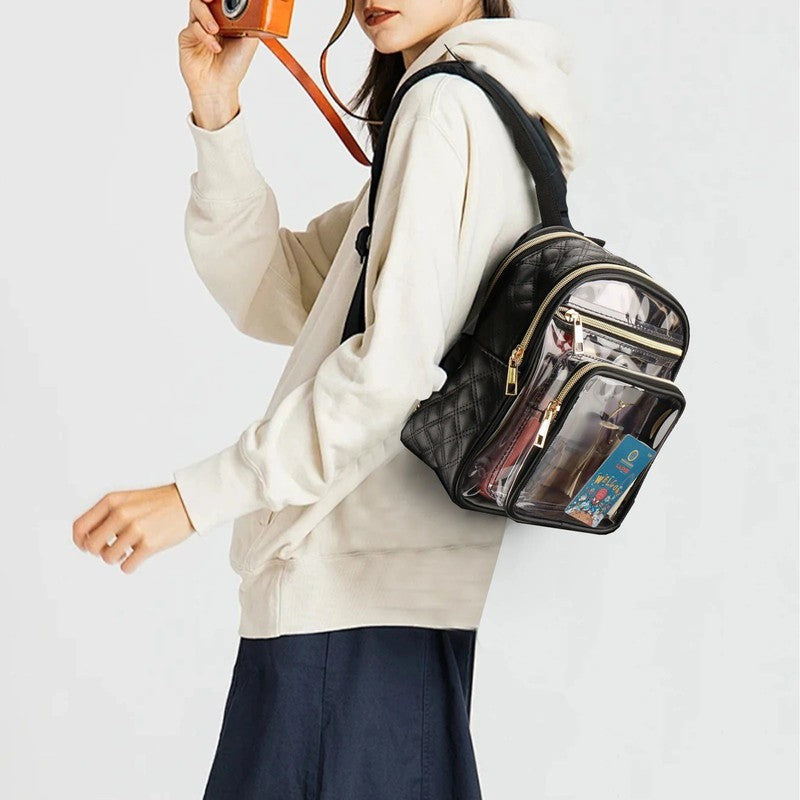 תיק גב שקוף עמיד במים איכותי במיוחד | ג'סטה שופ | Jesta Shop