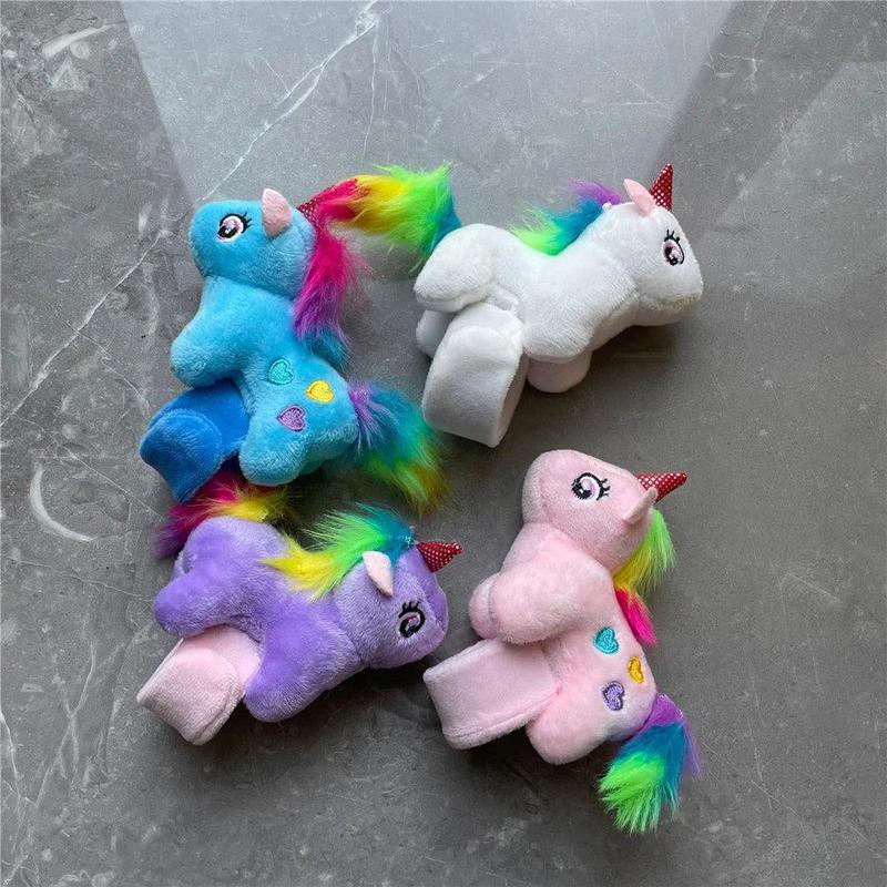 צמיד גמיש מתקפל מקטיפה בעיצוב חד קרן | ג'סטה שופ | Jesta Shop