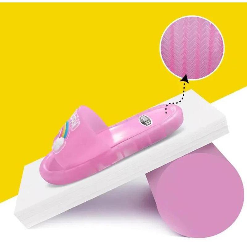 כפכפי חד קרן לילדות עם נורות לד | ג'סטה שופ | Jesta Shop