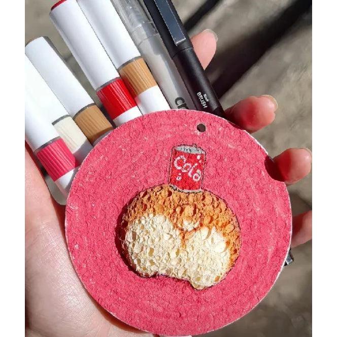 חבילת 10 דפי ציור תלת מימדיים מתנפחים בצבעי מים | ג'סטה שופ | Jesta Shop