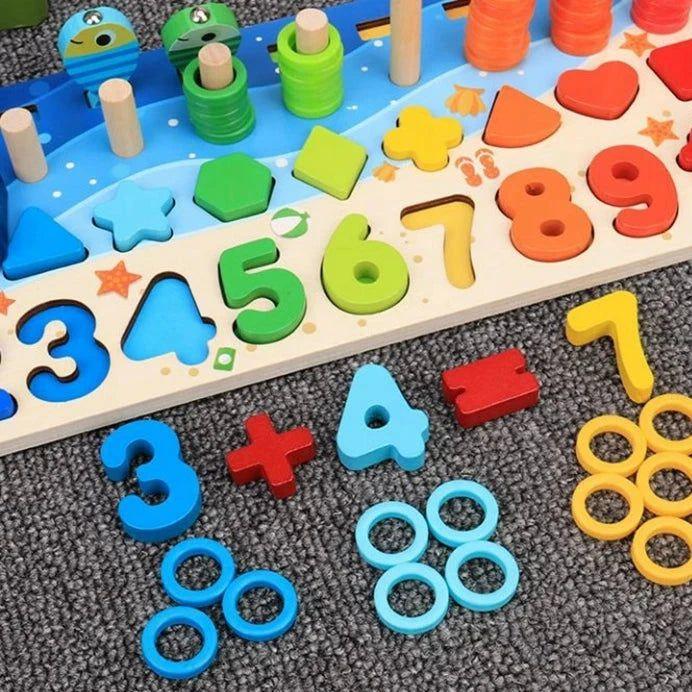 צעצוע מונטסורי לילדים ללימוד חשבון ואנגלית | ג'סטה שופ | Jesta Shop