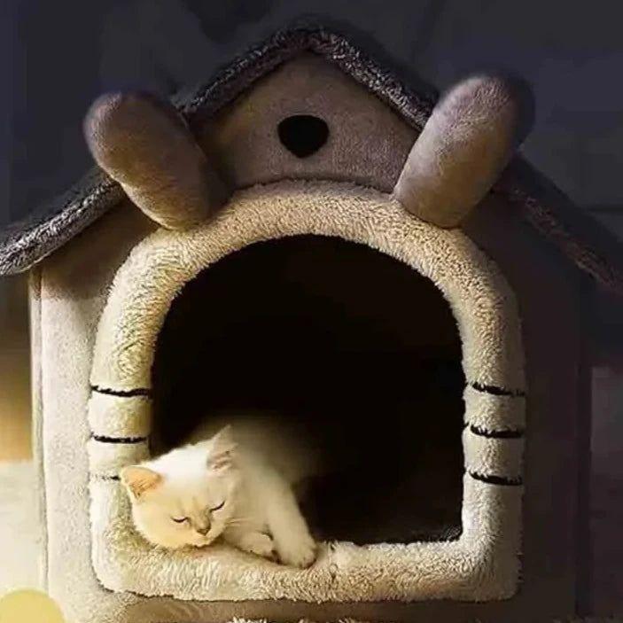 מיטה פרוותית לכלבים וחתולים בעיצוב בית | ג'סטה שופ | JestaShop
