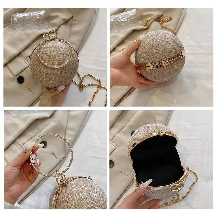 תיק יד כדורי בסגנון יוקרתי | ג'סטה שופ | Jesta Shop