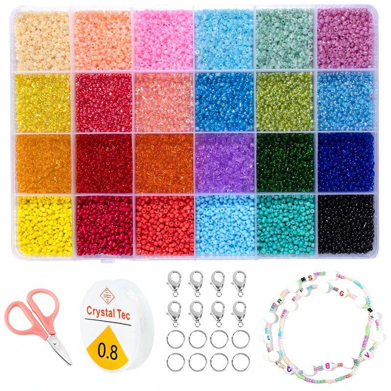 ערכת חרוזים ענקית ליצירת צמידים בעיצוב אישי | ג'סטה שופ | Jesta Shop