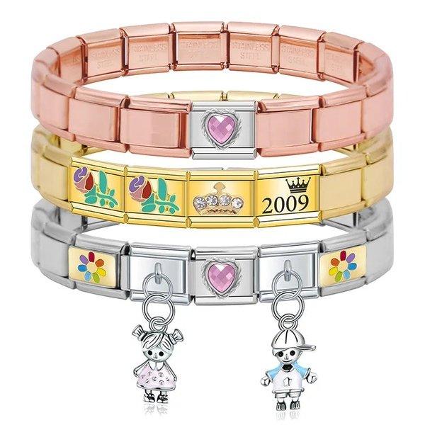 צמיד הקסם צמיד יד אופנתי אלסטי בעיצוב נירוסטה | ג'סטה שופ | Jesta Shop