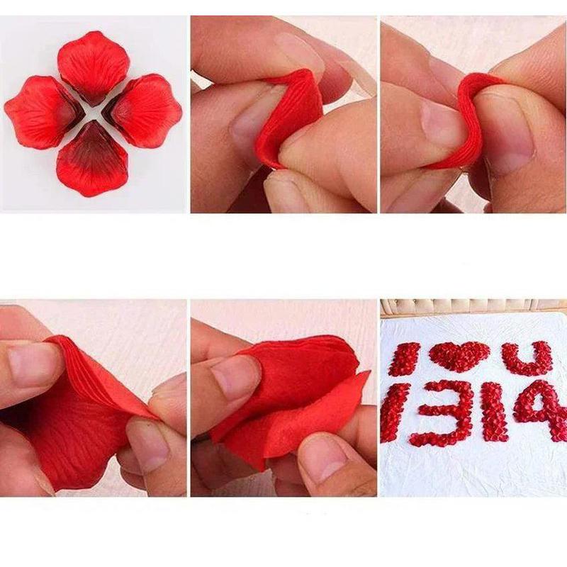 חבילת 1000 עלי ורדים מלכותיים לקישוט אירועים | ג'סטה שופ | Jesta Shop