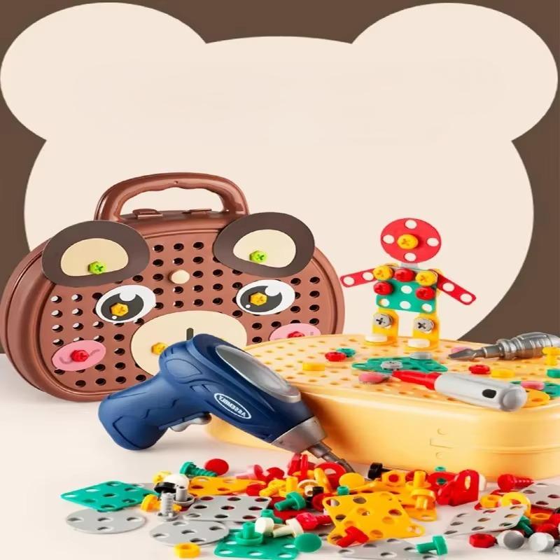 ערכת משחק פאזל ארגז כלים עם מברגה לילדים | ג'סטה שופ | Jesta Shop