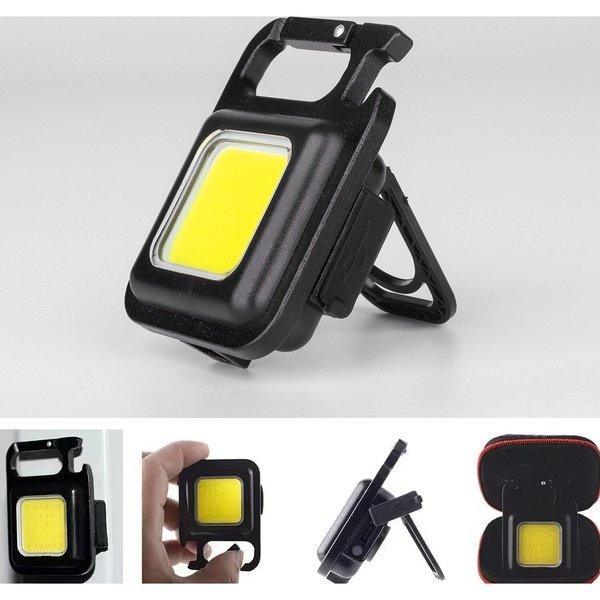 פנס LED עוצמתי נייד מחזיק מפתחות נטען USB | ג'סטה שופ | Jesta Shop