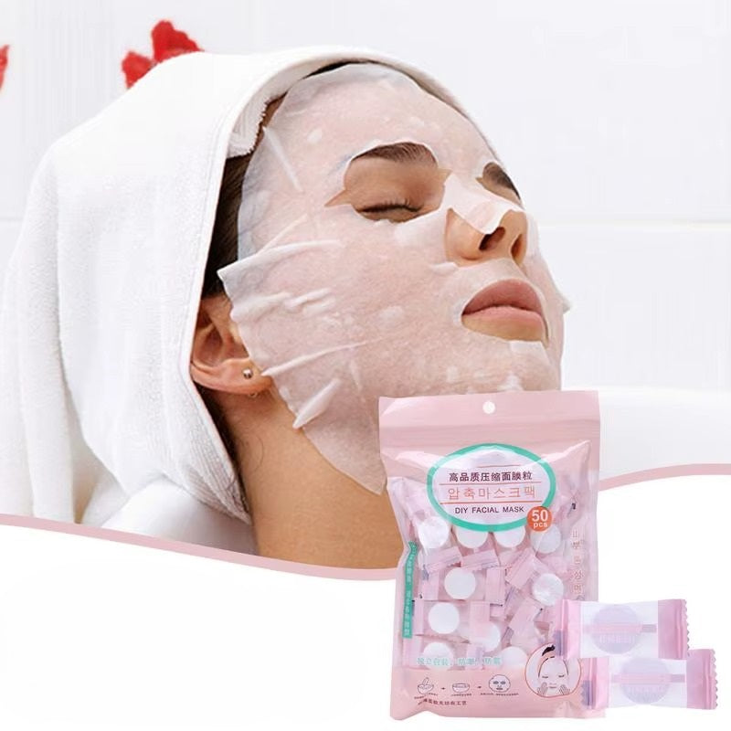 חבילת 50 מסכות פנים קוריאניות חד פעמיות | ג'סטה שופ | Jesta Shop