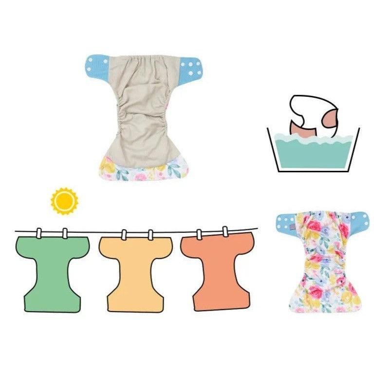 חבילת 8 חיתולים רב פעמיים לתינוק | ג'סטה שופ | Jesta Shop