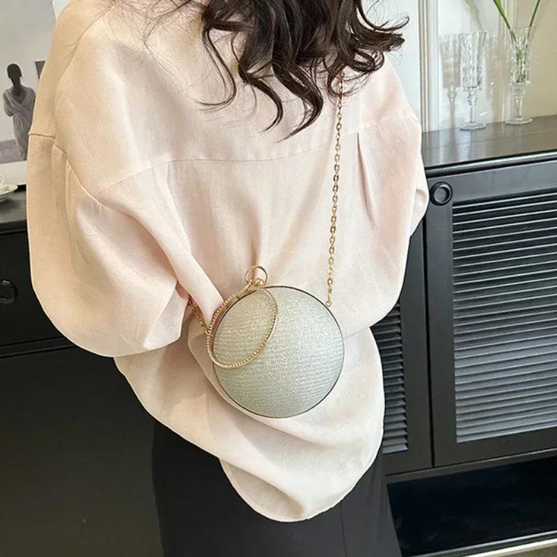 תיק יד כדורי בסגנון יוקרתי | ג'סטה שופ | Jesta Shop