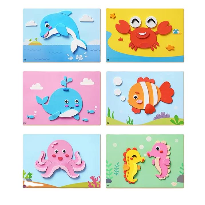 חבילת 6 פאזלים תלת מימדיים חינוכיים לילדים | ג'סטה שופ | Jesta Shop