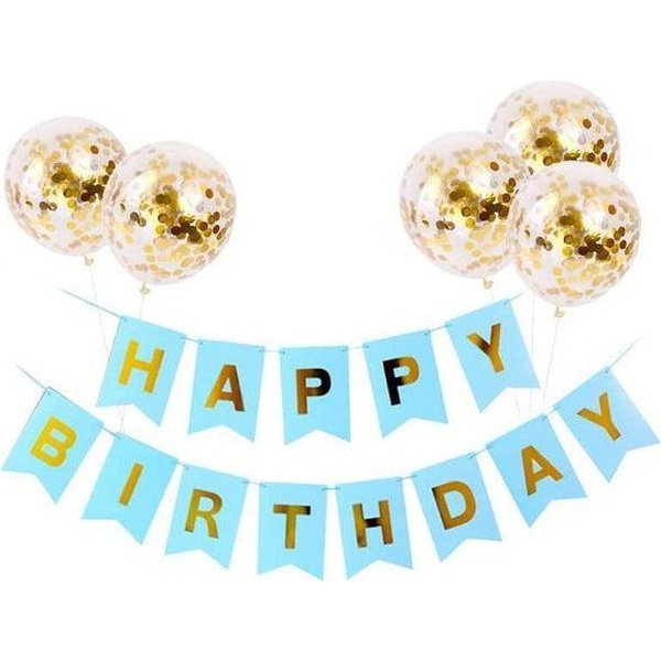 סט קישוטים ליום הולדת HAPPY BIRTHDAY | ג'סטה שופ | Jesta Shop