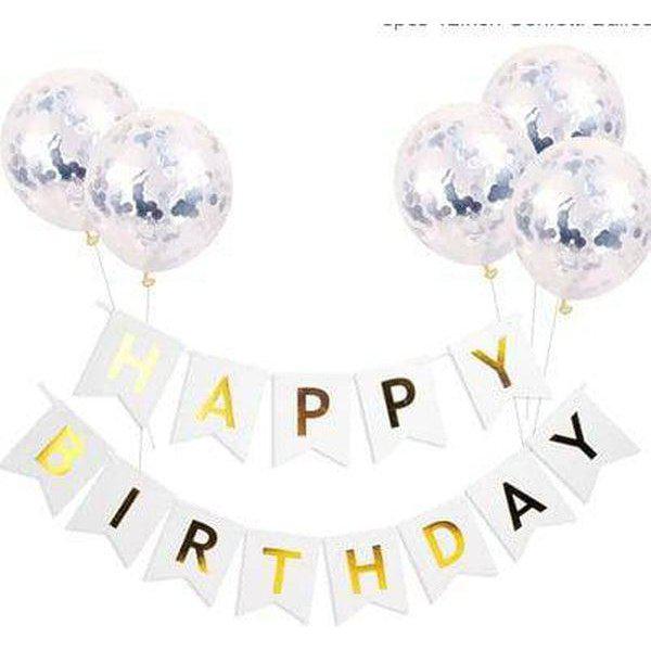 סט קישוטים ליום הולדת HAPPY BIRTHDAY | ג'סטה שופ | Jesta Shop