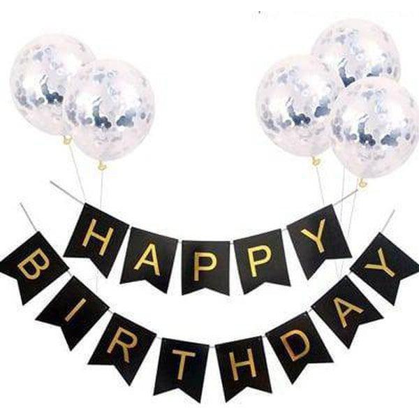 סט קישוטים ליום הולדת HAPPY BIRTHDAY | ג'סטה שופ | Jesta Shop