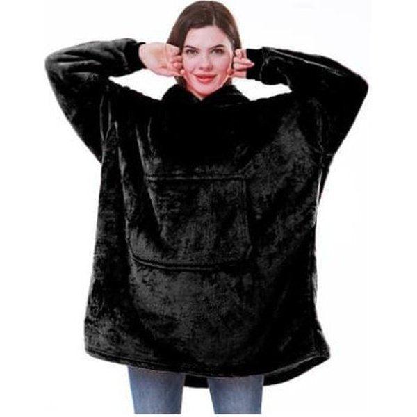 סווטשירט קפוצ'ון אוברסייז שמיכת כירבולית במגוון צבעים | ג'סטה שופ | Jesta Shop