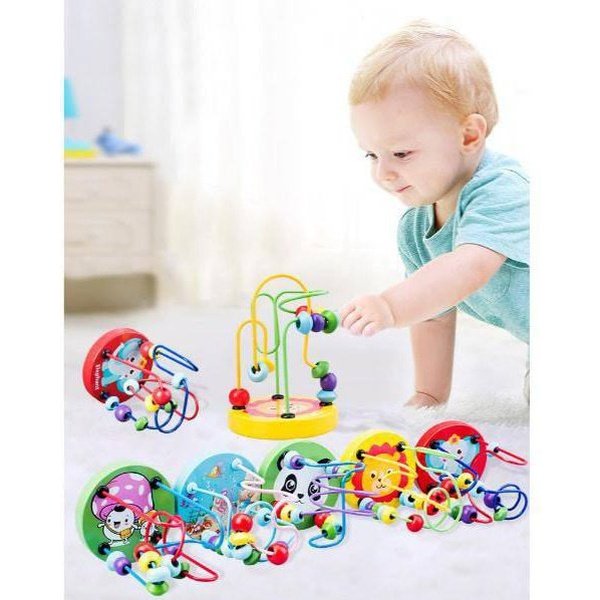 צעצוע עץ מסלול מבוך חרוזים | ג'סטה שופ | Jesta Shop