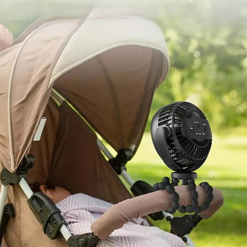 מאוורר נייד נטען נתלה לעגלת תינוק | ג'סטה שופ | Jesta Shop