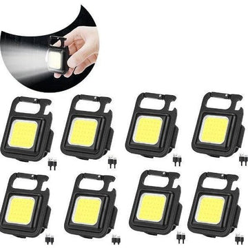 פנס LED עוצמתי נייד מחזיק מפתחות נטען USB | ג'סטה שופ | Jesta Shop