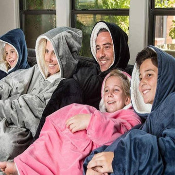 סווטשירט קפוצ'ון אוברסייז שמיכת כירבולית במגוון צבעים | ג'סטה שופ | Jesta Shop