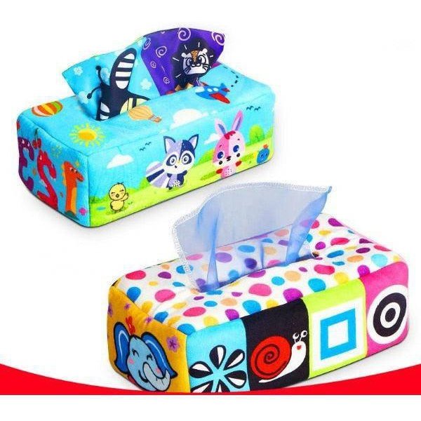 צעצוע קופסת רקמות לתינוק קופסת ממחטות בד | ג'סטה שופ | Jesta Shop