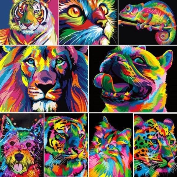 ערכת יצירה ציור לצביעה לפי מספרים | ג'סטה שופ | Jesta Shop