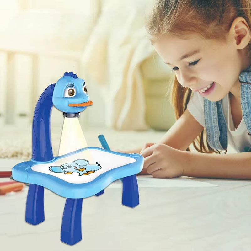 ערכת שולחן ציור לילדים עמדת צביעה עם מקרן חכם | ג'סטה שופ | Jesta Shop