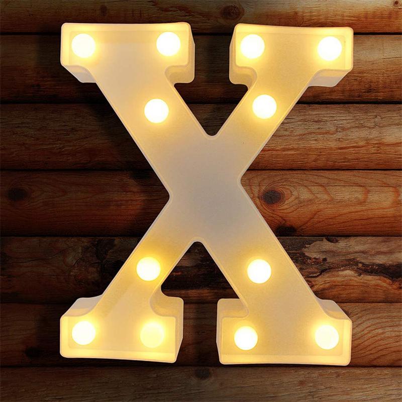 אותיות מוארות לעיצוב השולחן | ג'סטה שופ | Jesta Shop