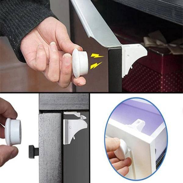 מנעול מגנטי בטיחותי לארונות ומגירות | ג'סטה שופ | Jesta Shop