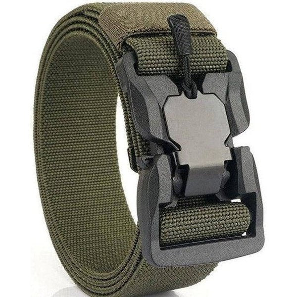 חגורה טקטית לגבר בסגנון צבאי עם אבזם מגנטי | ג'סטה שופ | Jesta Shop