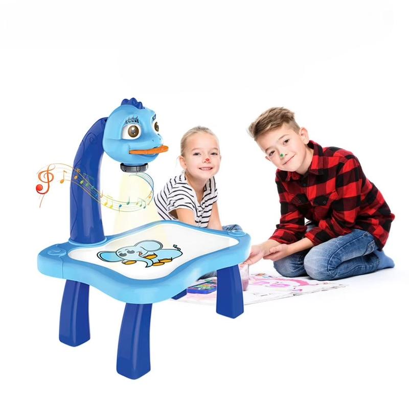 ערכת שולחן ציור לילדים עמדת צביעה עם מקרן חכם | ג'סטה שופ | Jesta Shop