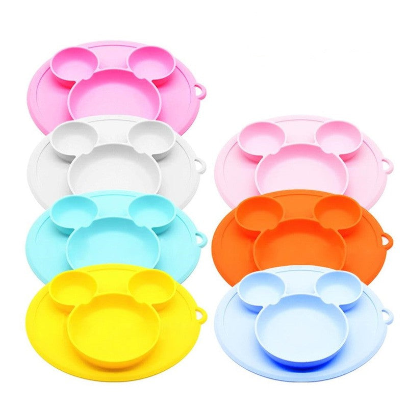 צלחת מחולקת לילדים מסיליקון למניעת החלקה | ג'סטה שופ | Jesta Shop
