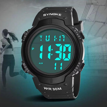 שעון יד דיגיטלי לגבר רב תכליתי עמיד במים | ג'סטה שופ | Jesta Shop