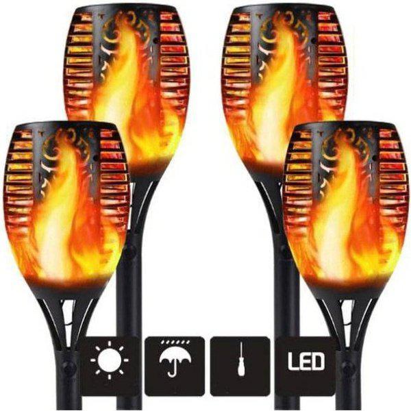תאורת לפיד LED סולארית דקורטיבית | ג'סטה שופ | Jesta Shop