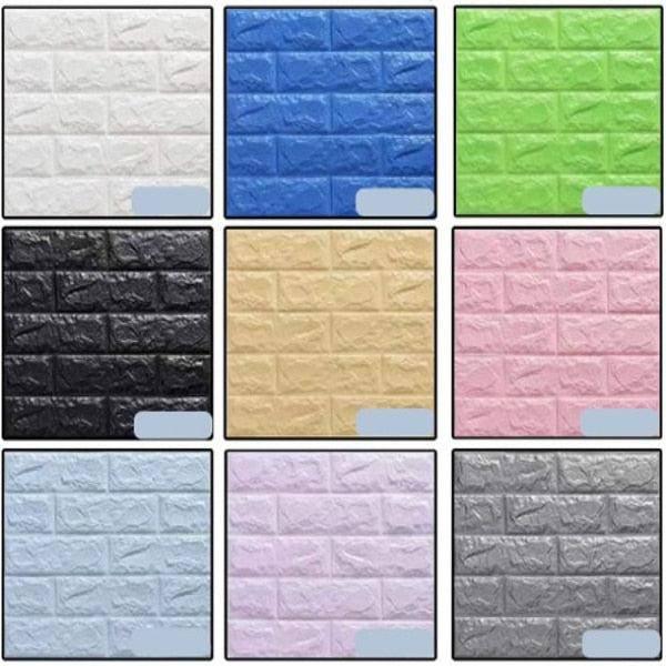 סט 15 מדבקות טפט לקיר בריקים תלת מימד | ג'סטה שופ | Jesta Shop