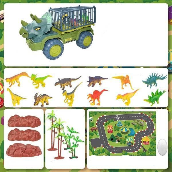 ערכת משחק משאית הובלה בעיצוב דינוזאור | ג'סטה שופ | Jesta Shop