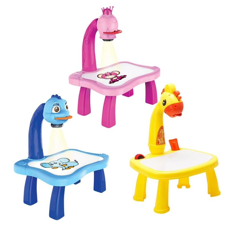 ערכת שולחן ציור לילדים עמדת צביעה עם מקרן חכם | ג'סטה שופ | Jesta Shop